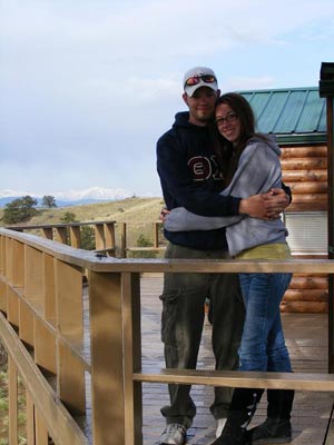 large deck and great views