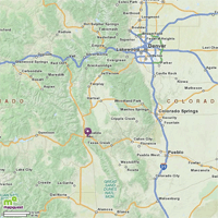 Salida, Coloado Overall Map