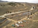 Arial shot of Granite, CO