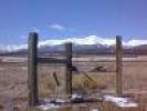 Open plains at base of Collegiate Peaks mountain range