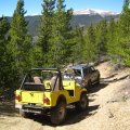 Headed up a Colorado 4x4 road